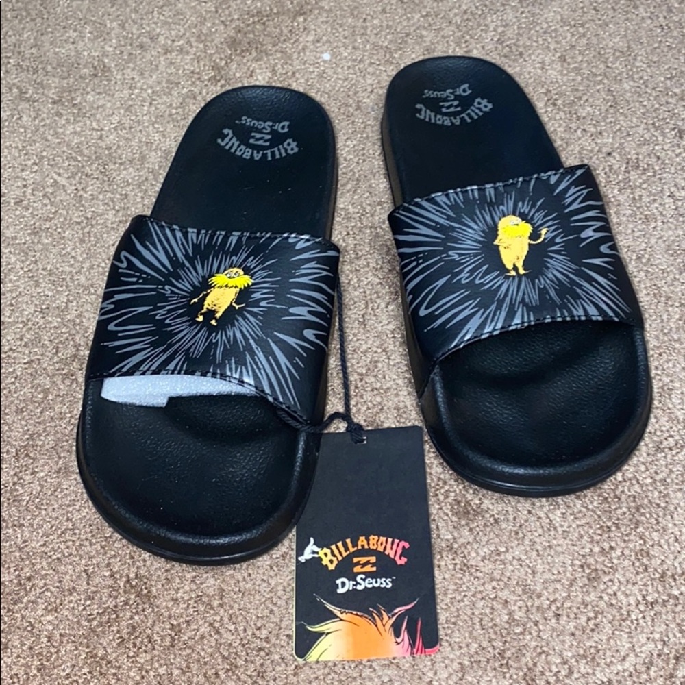 Billabong pool side slide Lorax sandal size 9